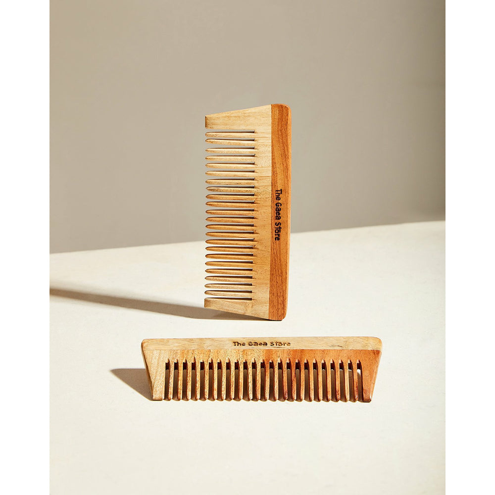 Neem Wood Combs (Pack of 4)