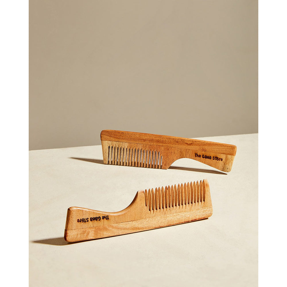 Neem Wood Combs (Pack of 4)